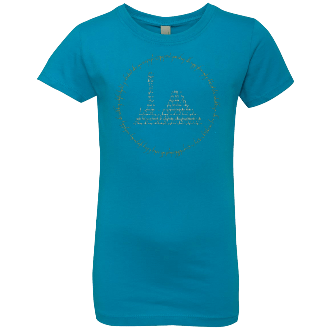 T-Shirts Turquoise / YXS Ring Girls Premium T-Shirt