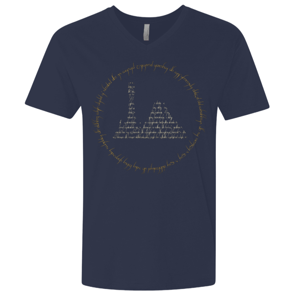 T-Shirts Midnight Navy / X-Small Ring Men's Premium V-Neck
