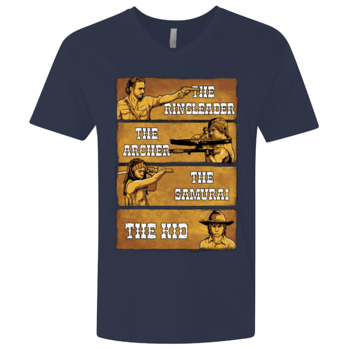 T-Shirts Midnight Navy / X-Small Ringleader Men's Premium V-Neck