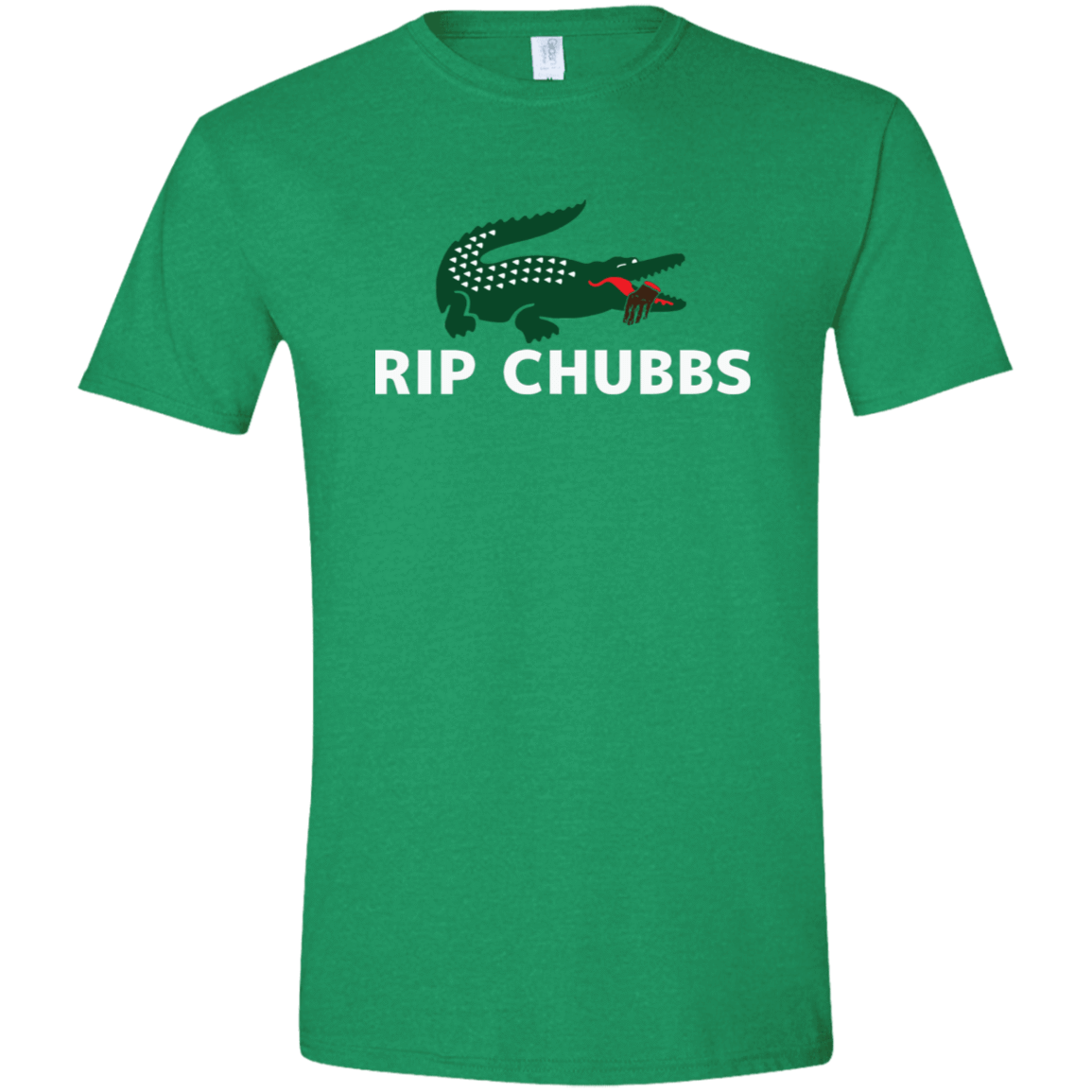 T-Shirts Heather Irish Green / S RIP Chubbs Men's Semi-Fitted Softstyle