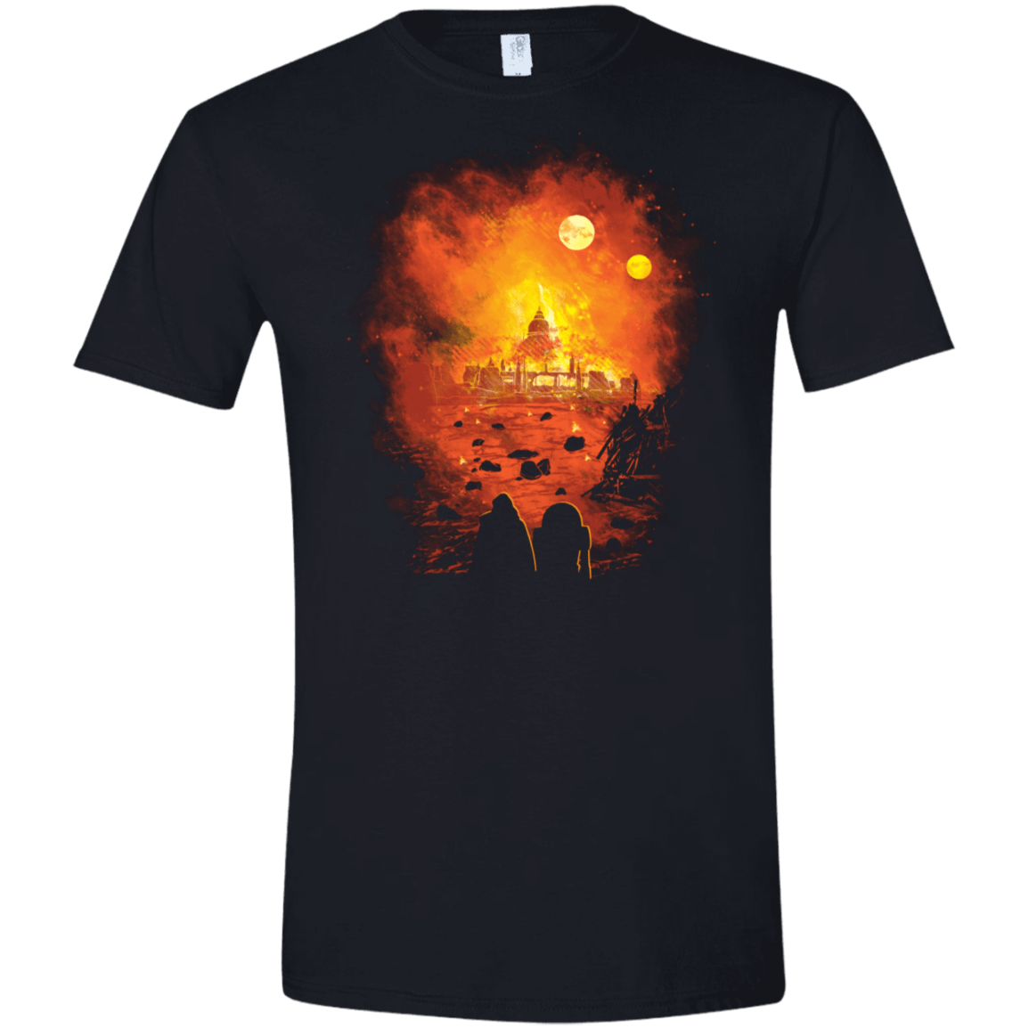 T-Shirts Black / X-Small Rise From The Ashes Men's Semi-Fitted Softstyle