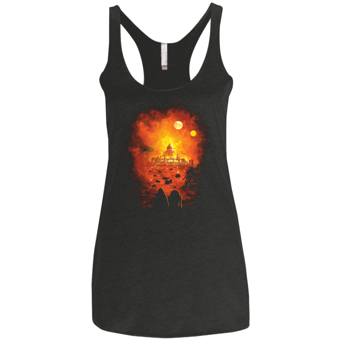 T-Shirts Vintage Black / X-Small Rise From The Ashes Women's Triblend Racerback Tank