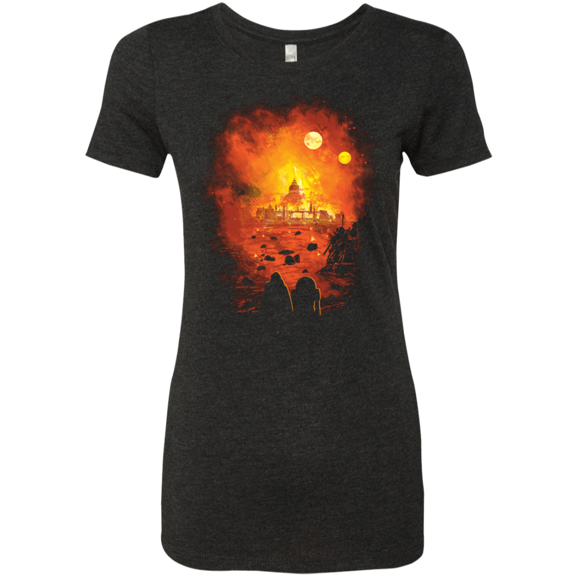 T-Shirts Vintage Black / S Rise From The Ashes Women's Triblend T-Shirt