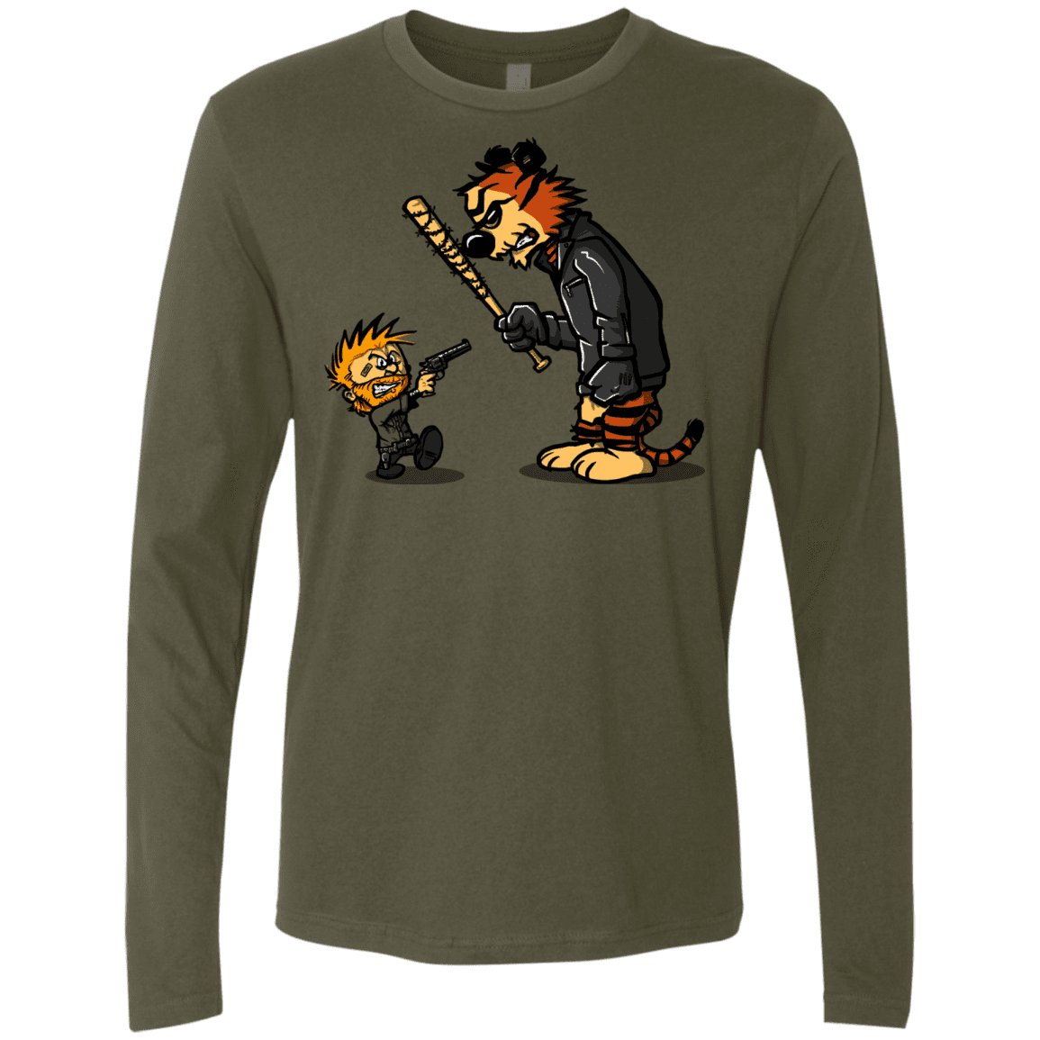 T-Shirts Military Green / S RiseUp Men's Premium Long Sleeve