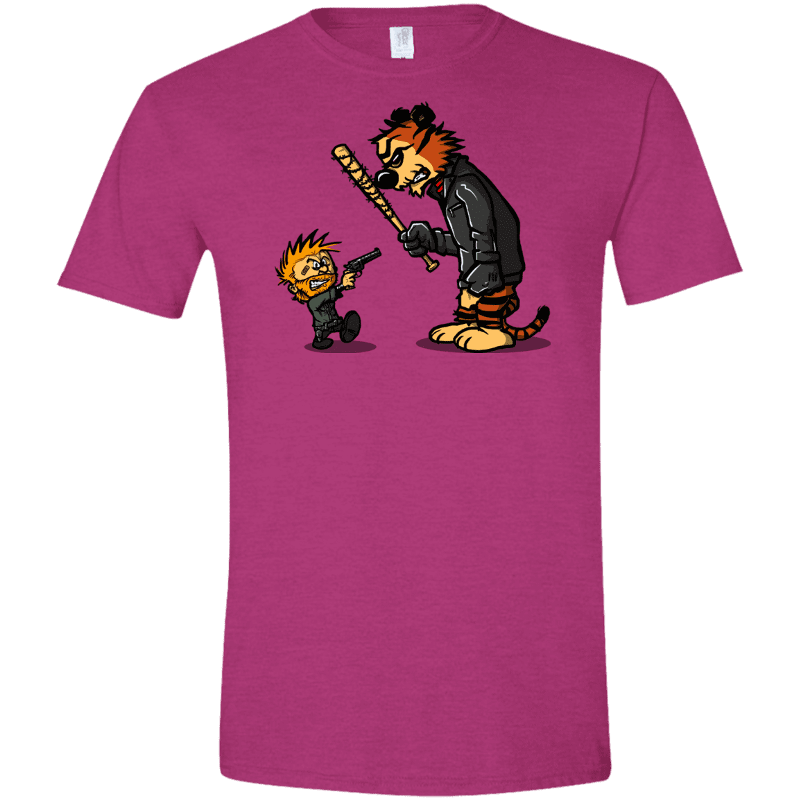 T-Shirts Antique Heliconia / S RiseUp Men's Semi-Fitted Softstyle