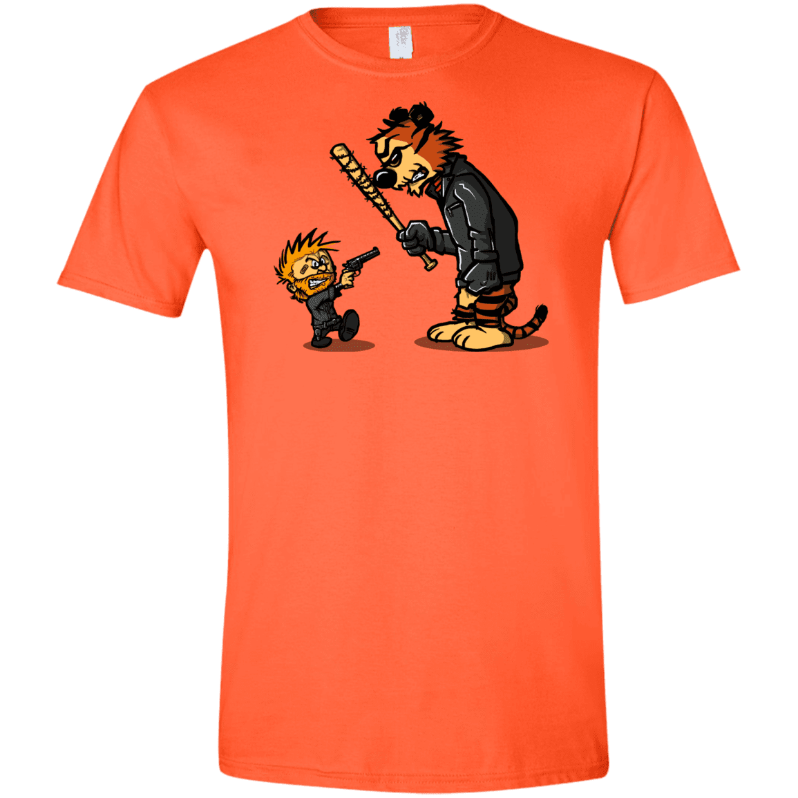 T-Shirts Orange / S RiseUp Men's Semi-Fitted Softstyle