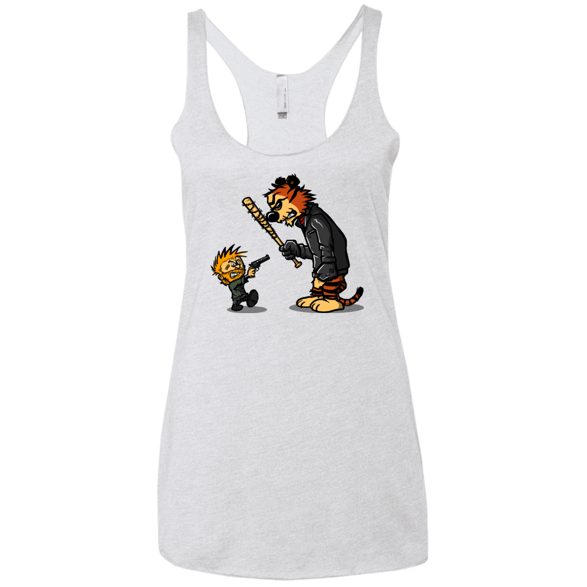 T-Shirts Heather White / X-Small RiseUp Women's Triblend Racerback Tank