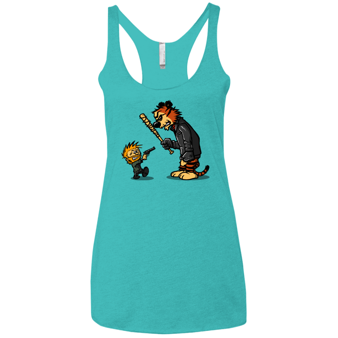 T-Shirts Tahiti Blue / X-Small RiseUp Women's Triblend Racerback Tank