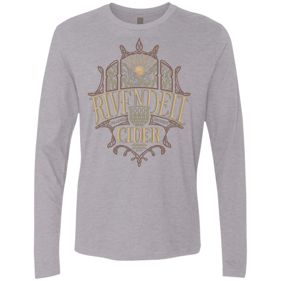 T-Shirts Heather Grey / Small Rivendell Cider Men's Premium Long Sleeve