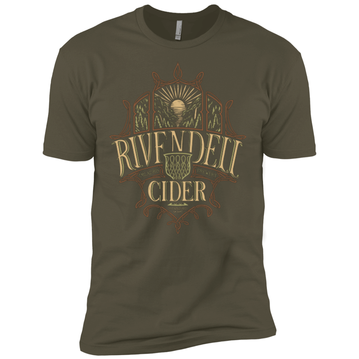 T-Shirts Military Green / X-Small Rivendell Cider Men's Premium T-Shirt
