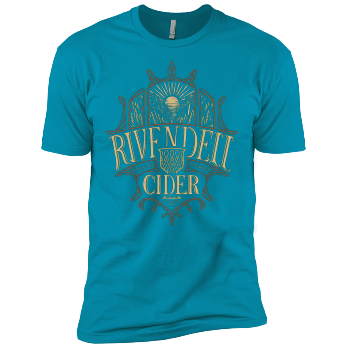 T-Shirts Turquoise / X-Small Rivendell Cider Men's Premium T-Shirt