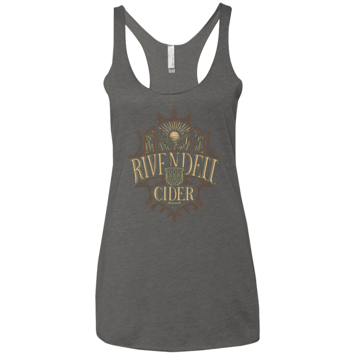 T-Shirts Premium Heather / X-Small Rivendell Cider Women's Triblend Racerback Tank