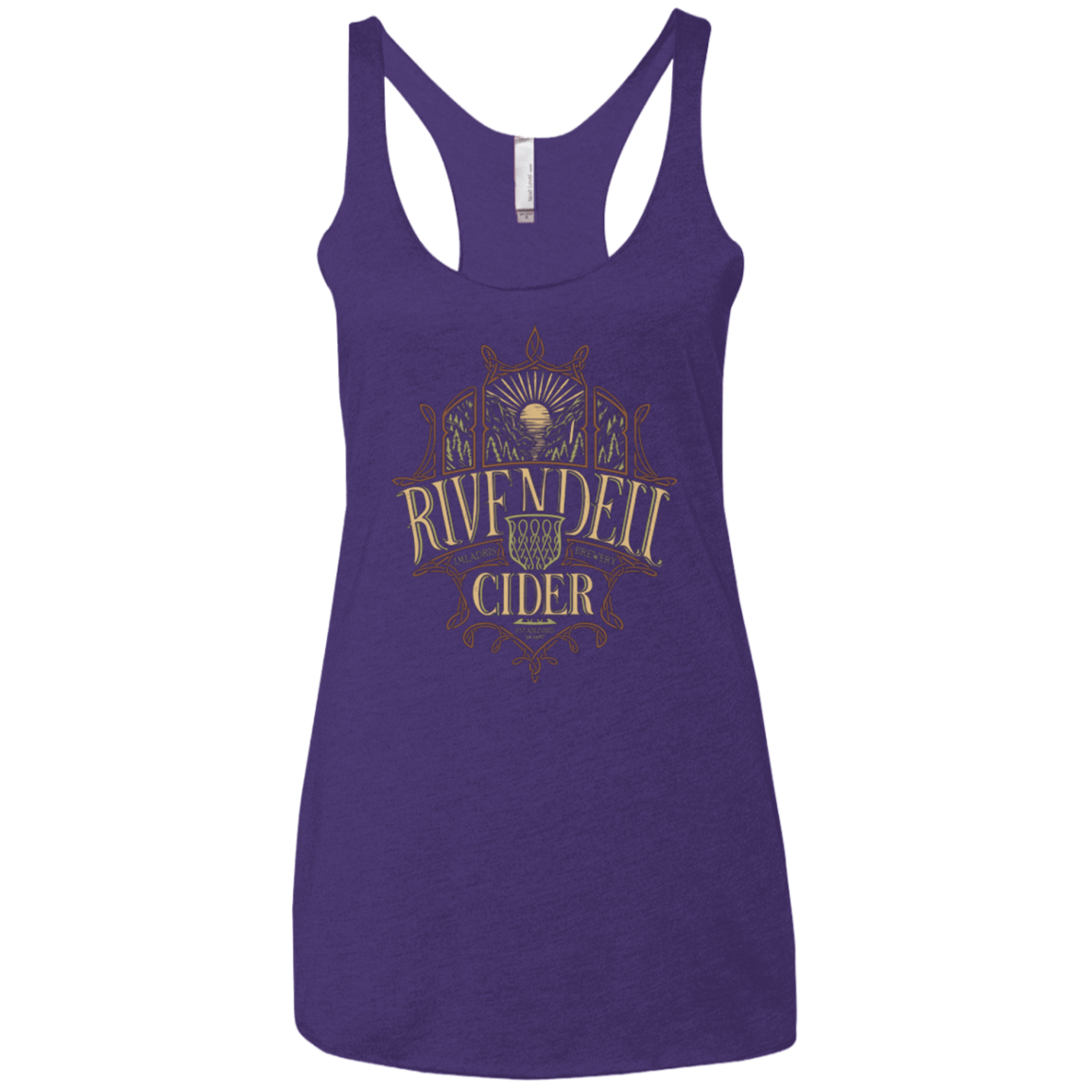 T-Shirts Purple / X-Small Rivendell Cider Women's Triblend Racerback Tank