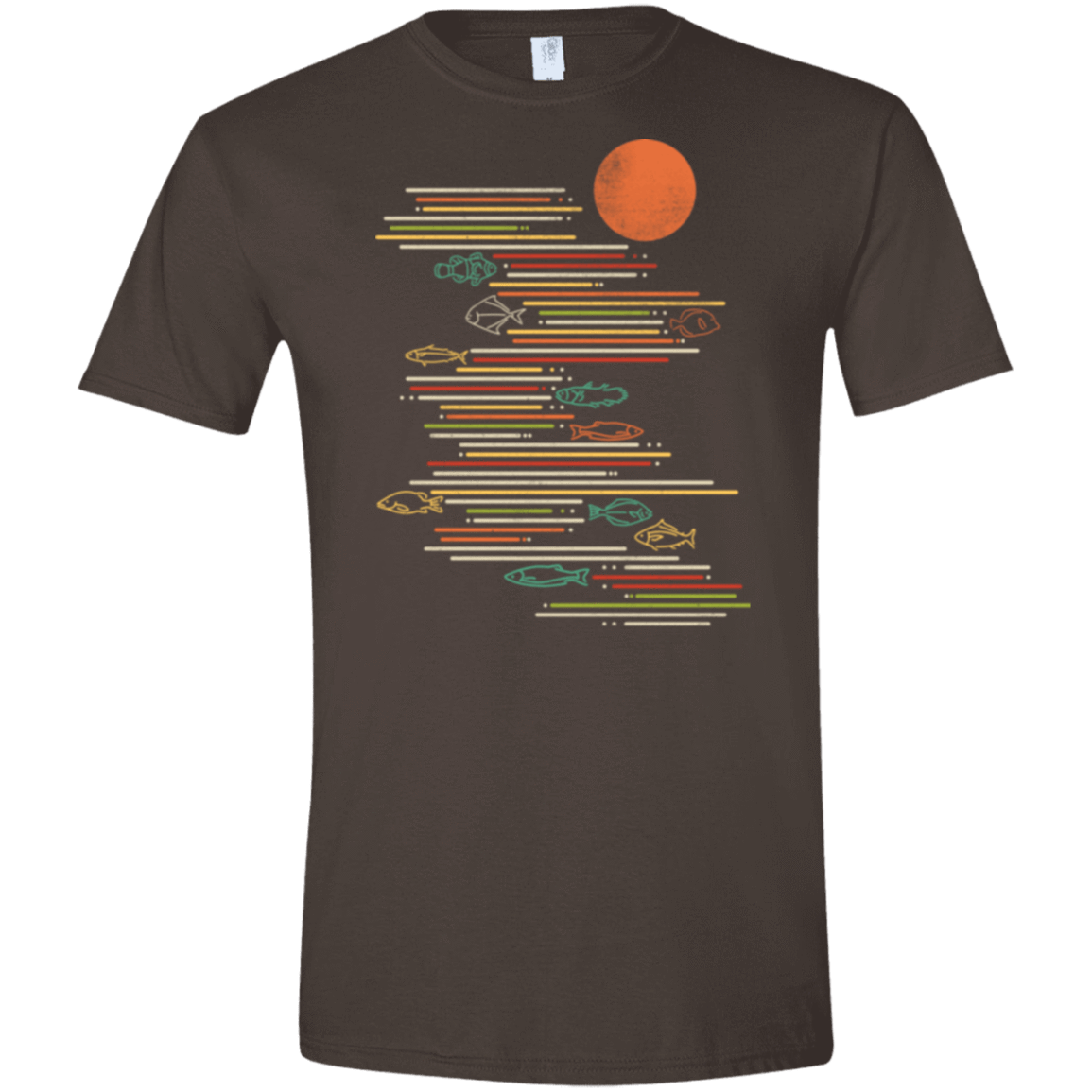 T-Shirts Dark Chocolate / S Rivers Life Men's Semi-Fitted Softstyle