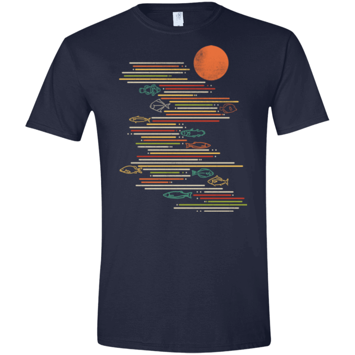 T-Shirts Navy / X-Small Rivers Life Men's Semi-Fitted Softstyle