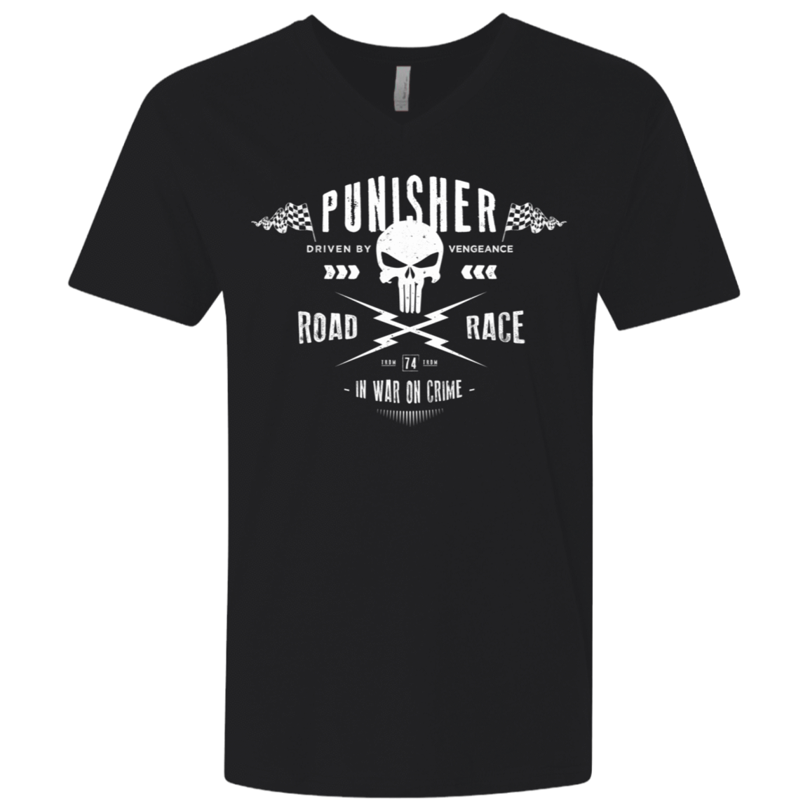 T-Shirts Black / X-Small Road Race Men's Premium V-Neck