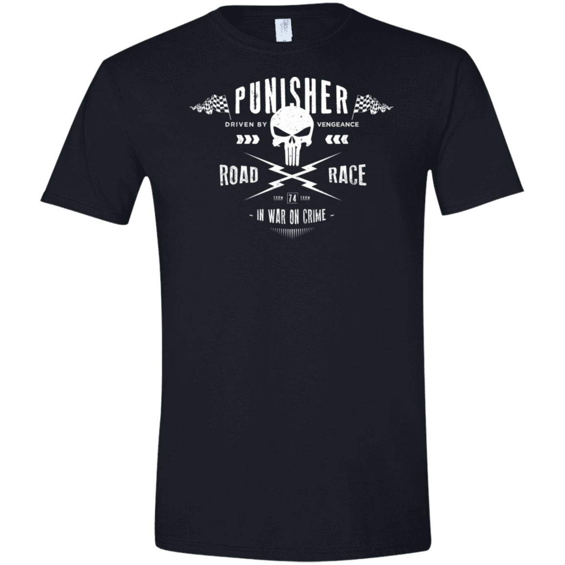 T-Shirts Black / X-Small Road Race Men's Semi-Fitted Softstyle