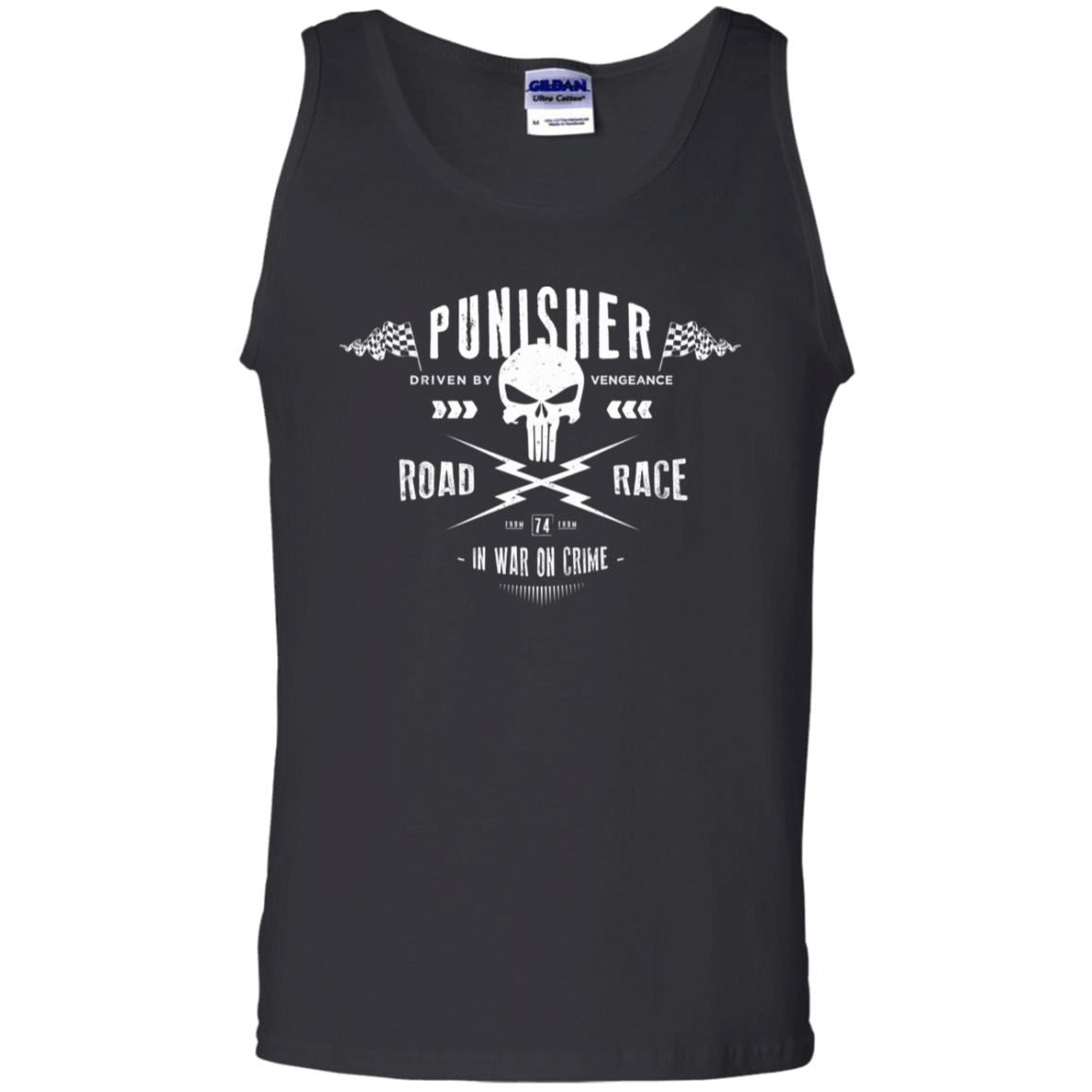 T-Shirts Black / S Road Race Men's Tank Top