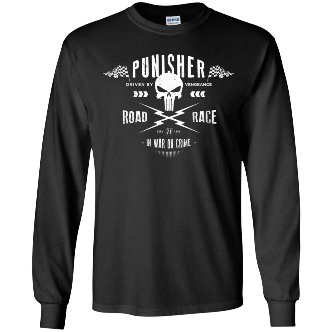 T-Shirts Black / YS Road Race Youth Long Sleeve T-Shirt