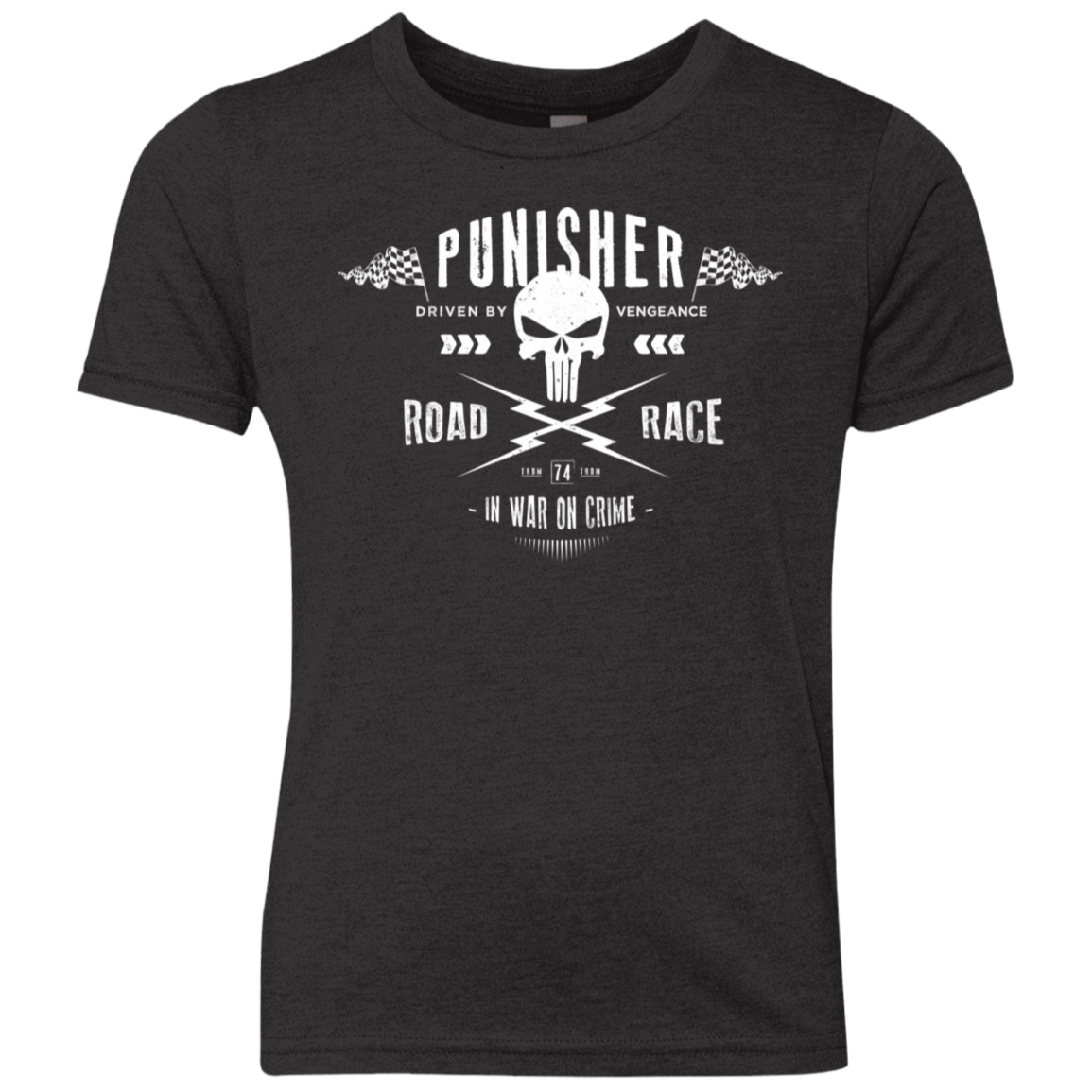 T-Shirts Vintage Black / YXS Road Race Youth Triblend T-Shirt