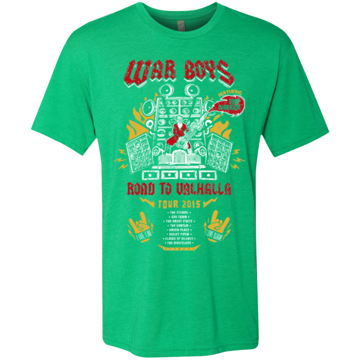 T-Shirts Envy / Small Road to Valhalla Tour Men's Triblend T-Shirt