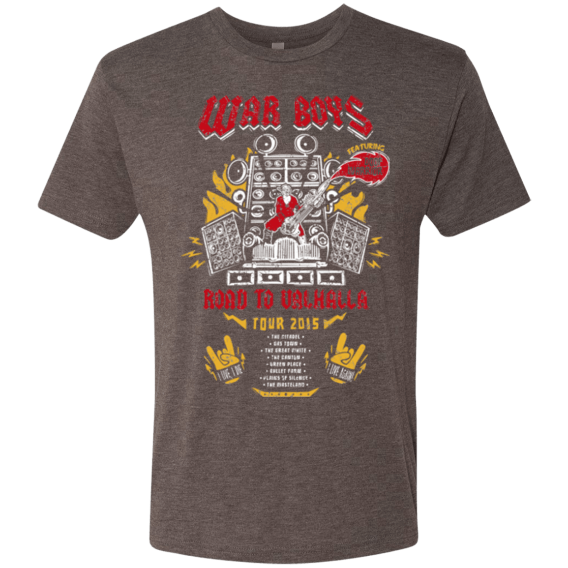 T-Shirts Macchiato / Small Road to Valhalla Tour Men's Triblend T-Shirt