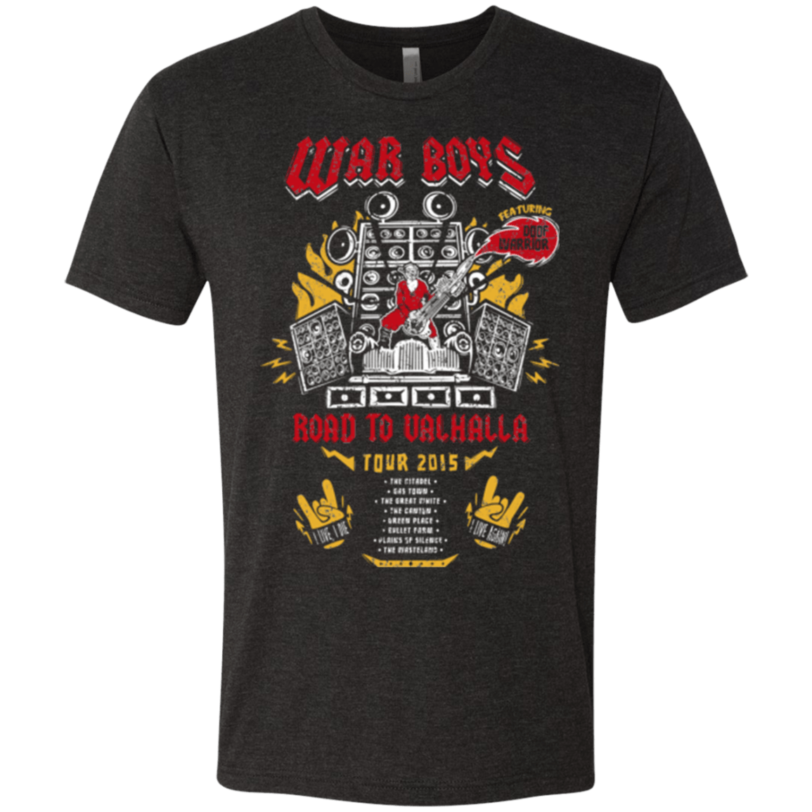 T-Shirts Vintage Black / Small Road to Valhalla Tour Men's Triblend T-Shirt