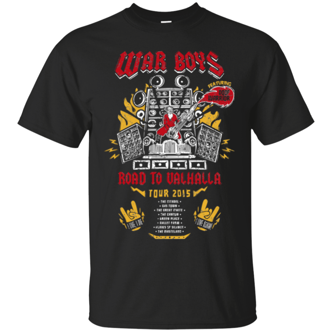 T-Shirts Black / Small Road to Valhalla Tour T-Shirt