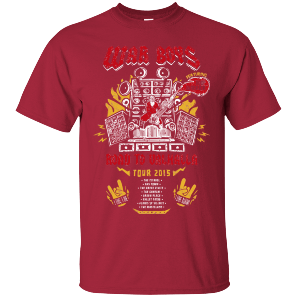 T-Shirts Cardinal / Small Road to Valhalla Tour T-Shirt