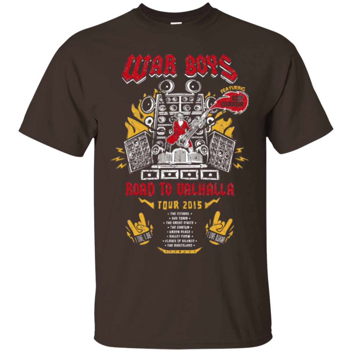 T-Shirts Dark Chocolate / Small Road to Valhalla Tour T-Shirt