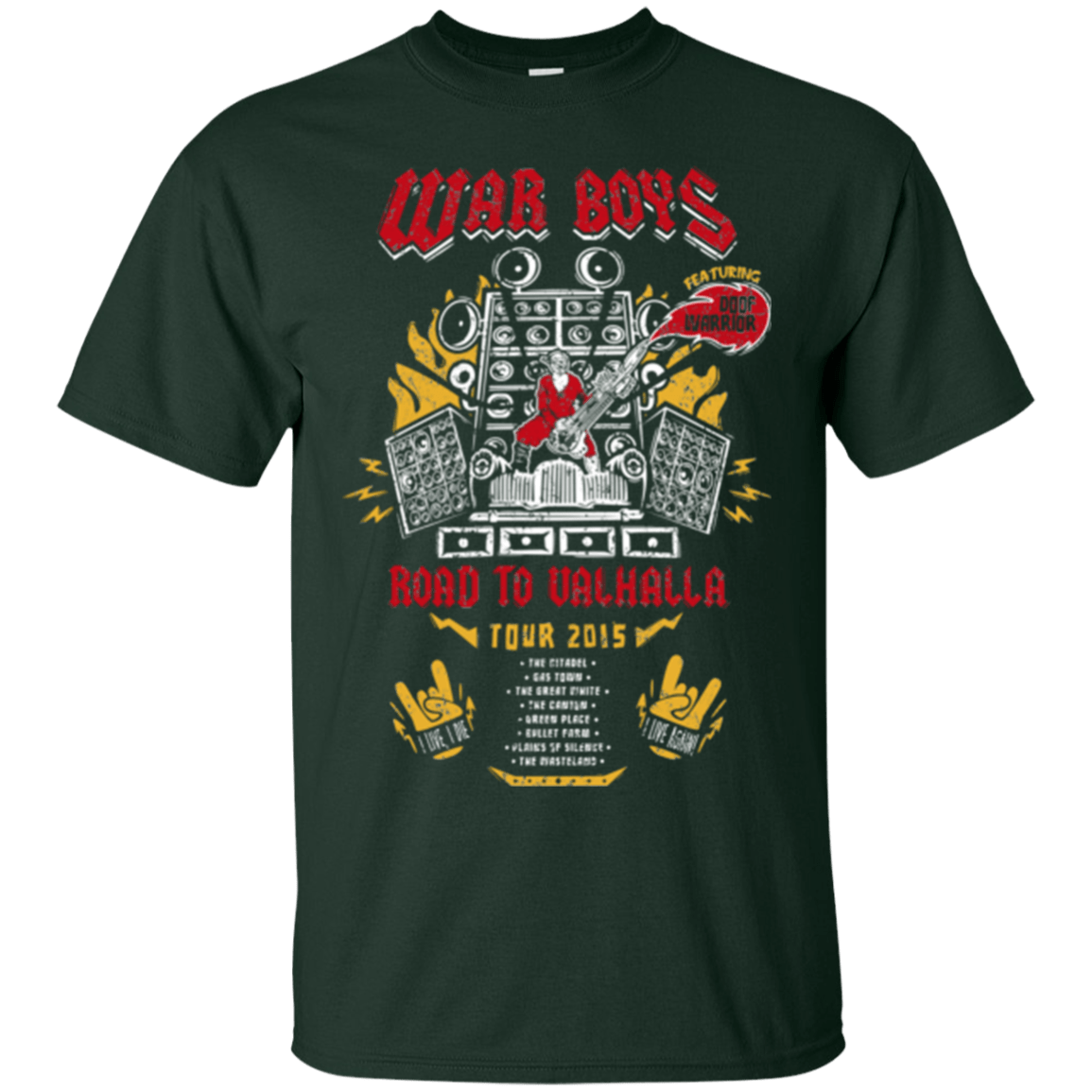 T-Shirts Forest Green / Small Road to Valhalla Tour T-Shirt