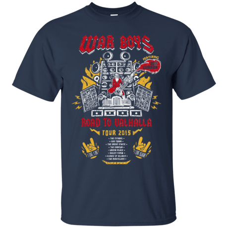 T-Shirts Navy / Small Road to Valhalla Tour T-Shirt
