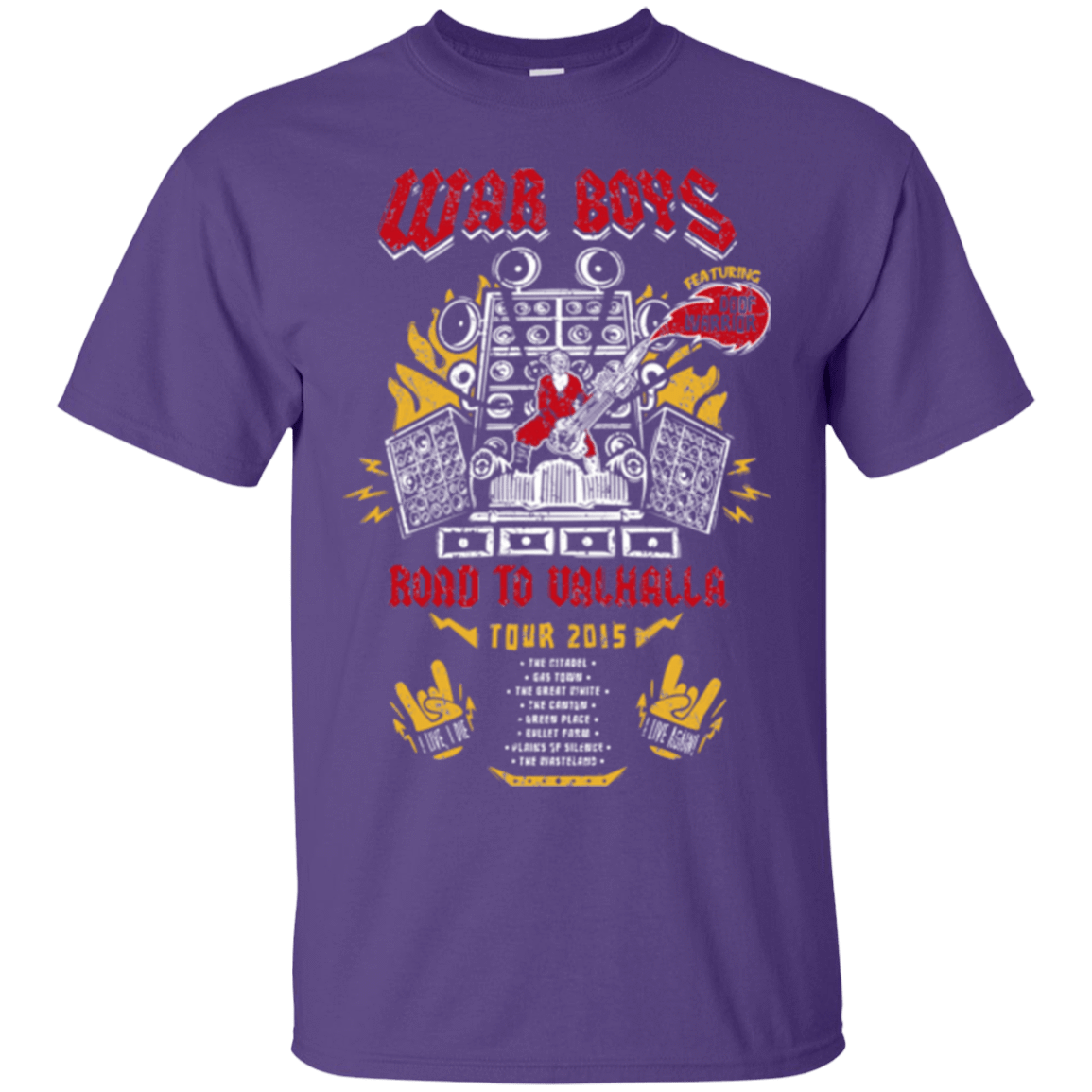 T-Shirts Purple / Small Road to Valhalla Tour T-Shirt