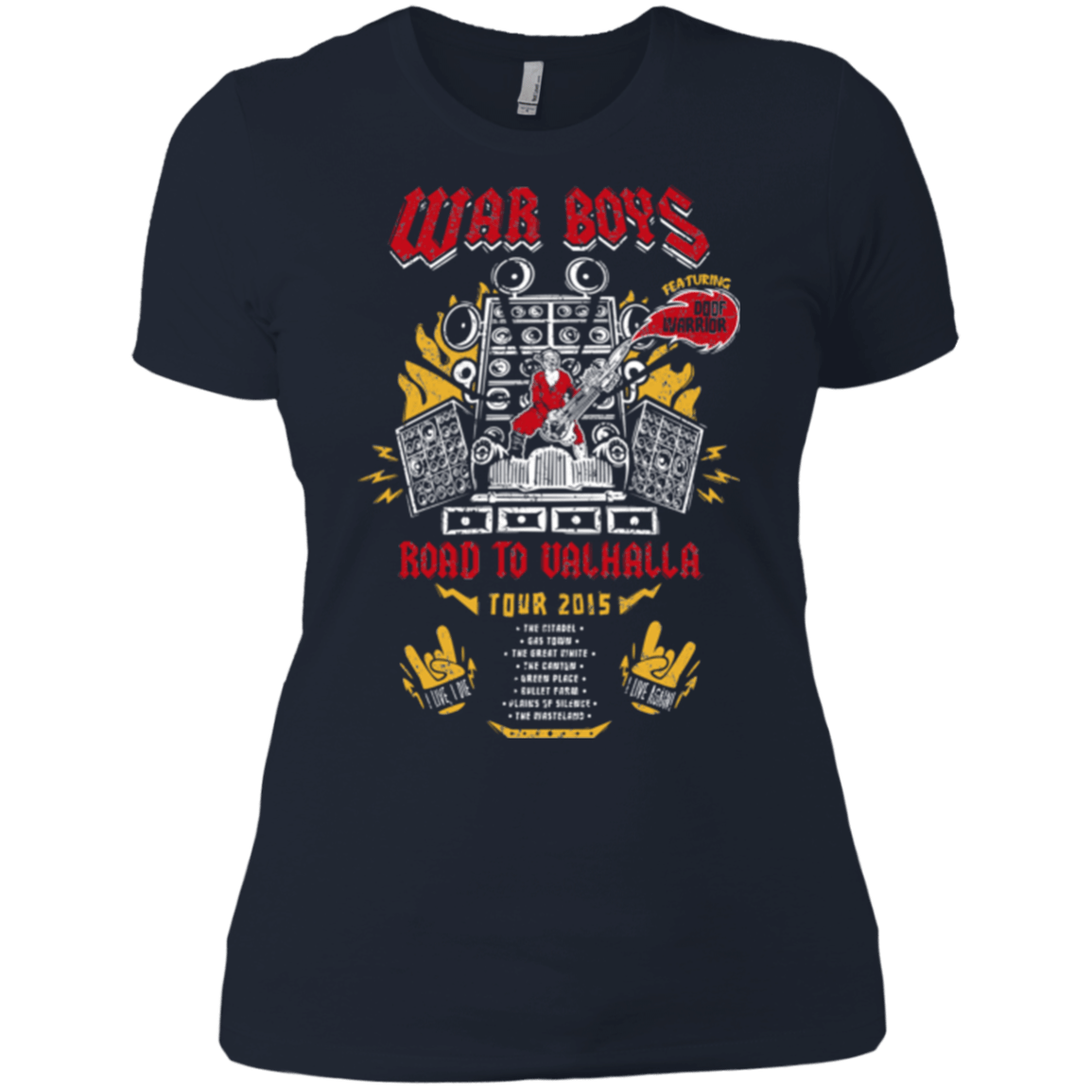 T-Shirts Midnight Navy / X-Small Road to Valhalla Tour Women's Premium T-Shirt