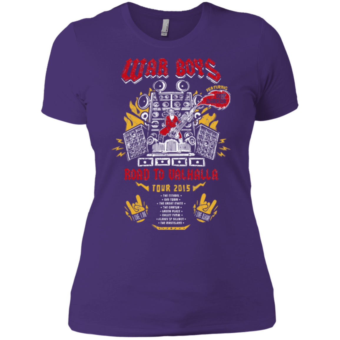 T-Shirts Purple / X-Small Road to Valhalla Tour Women's Premium T-Shirt