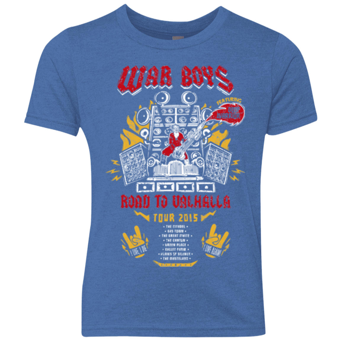 T-Shirts Vintage Royal / YXS Road to Valhalla Tour Youth Triblend T-Shirt