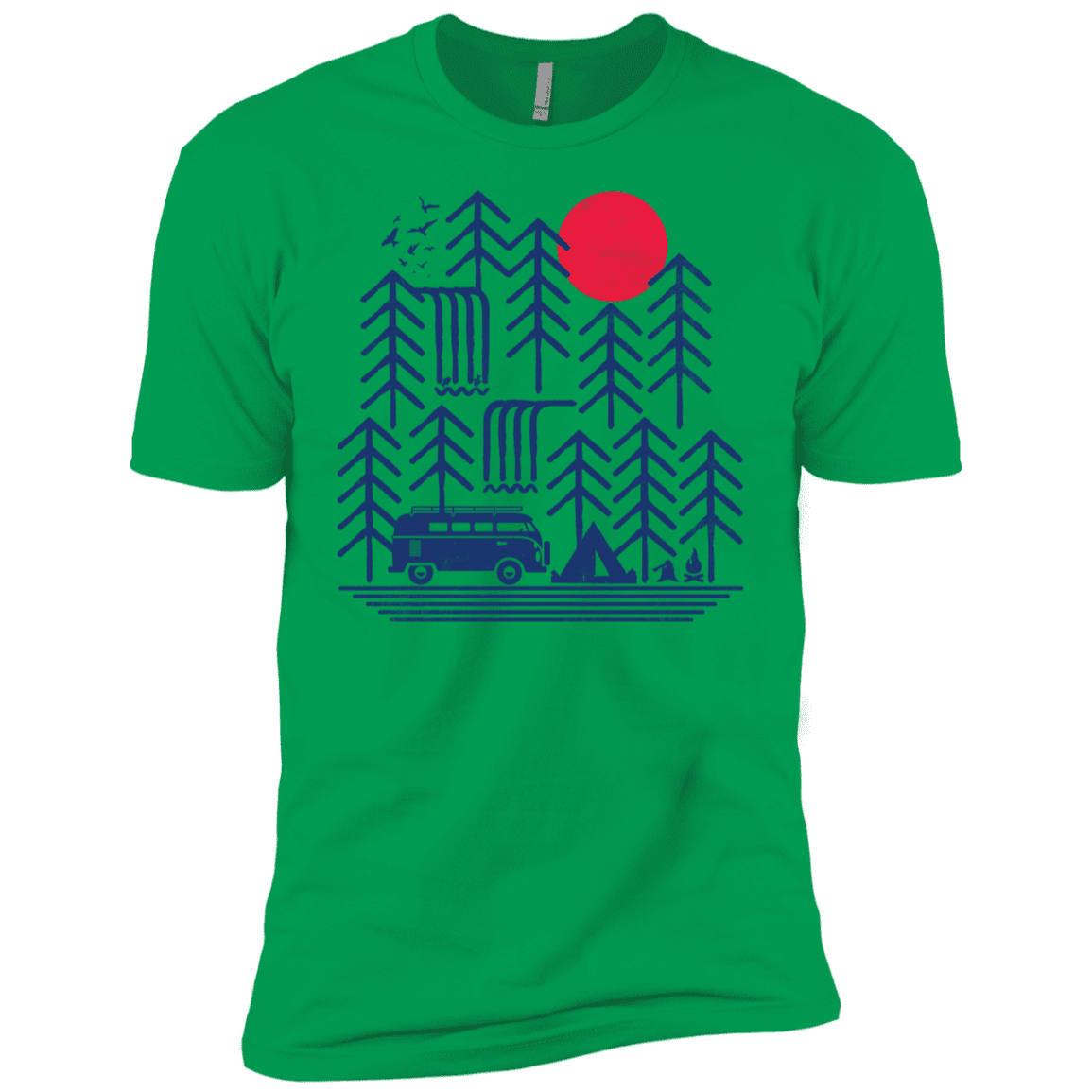 T-Shirts Kelly Green / YXS Road Trip Days Boys Premium T-Shirt