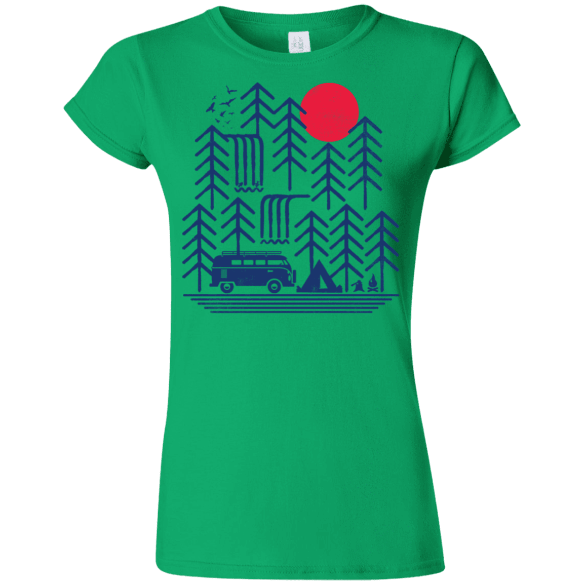 T-Shirts Irish Green / S Road Trip Days Junior Slimmer-Fit T-Shirt