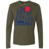 T-Shirts Military Green / S Road Trip Days Men's Premium Long Sleeve
