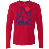 T-Shirts Red / S Road Trip Days Men's Premium Long Sleeve