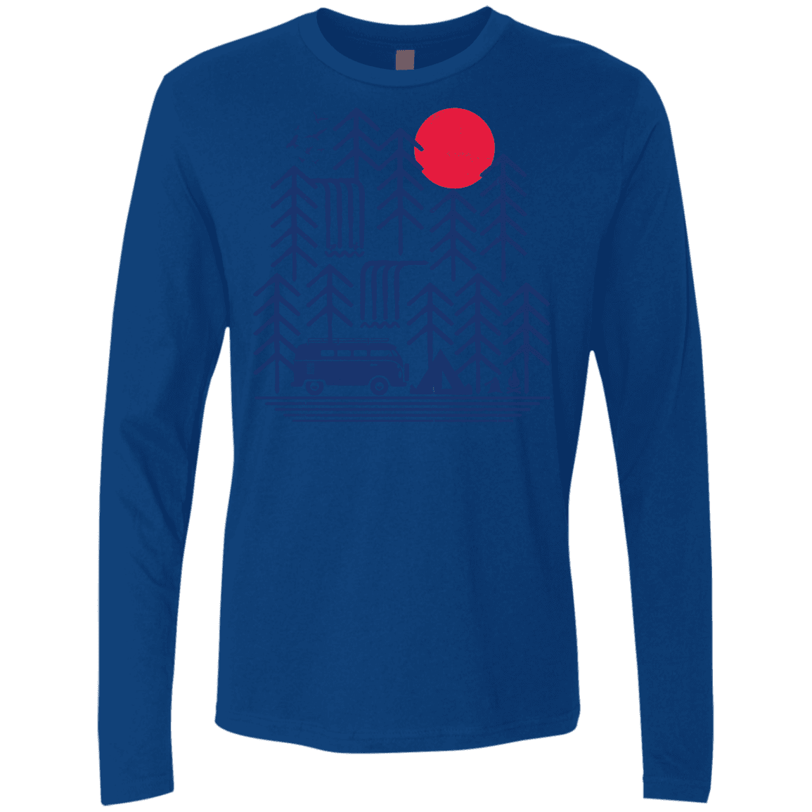 T-Shirts Royal / S Road Trip Days Men's Premium Long Sleeve