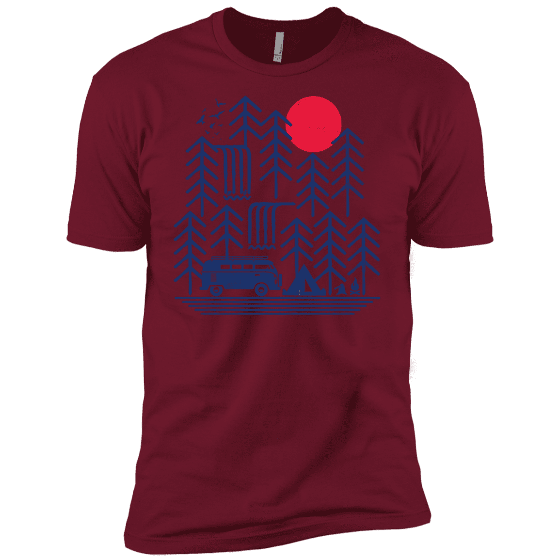 T-Shirts Cardinal / X-Small Road Trip Days Men's Premium T-Shirt