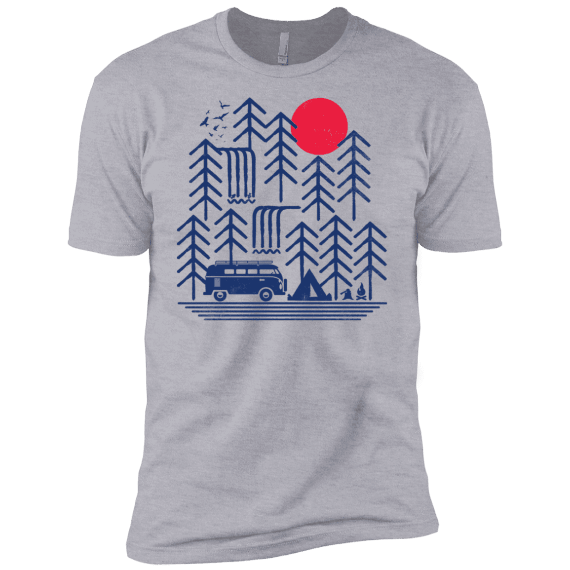 T-Shirts Heather Grey / X-Small Road Trip Days Men's Premium T-Shirt