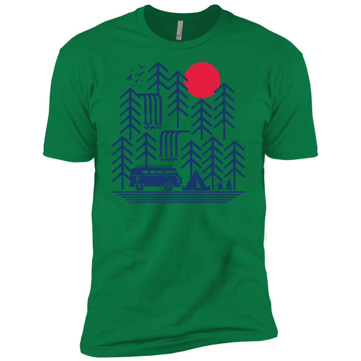 T-Shirts Kelly Green / X-Small Road Trip Days Men's Premium T-Shirt