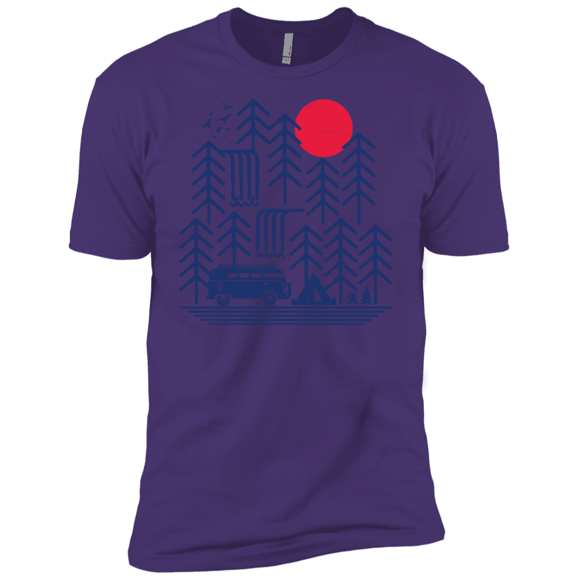 T-Shirts Purple Rush/ / X-Small Road Trip Days Men's Premium T-Shirt