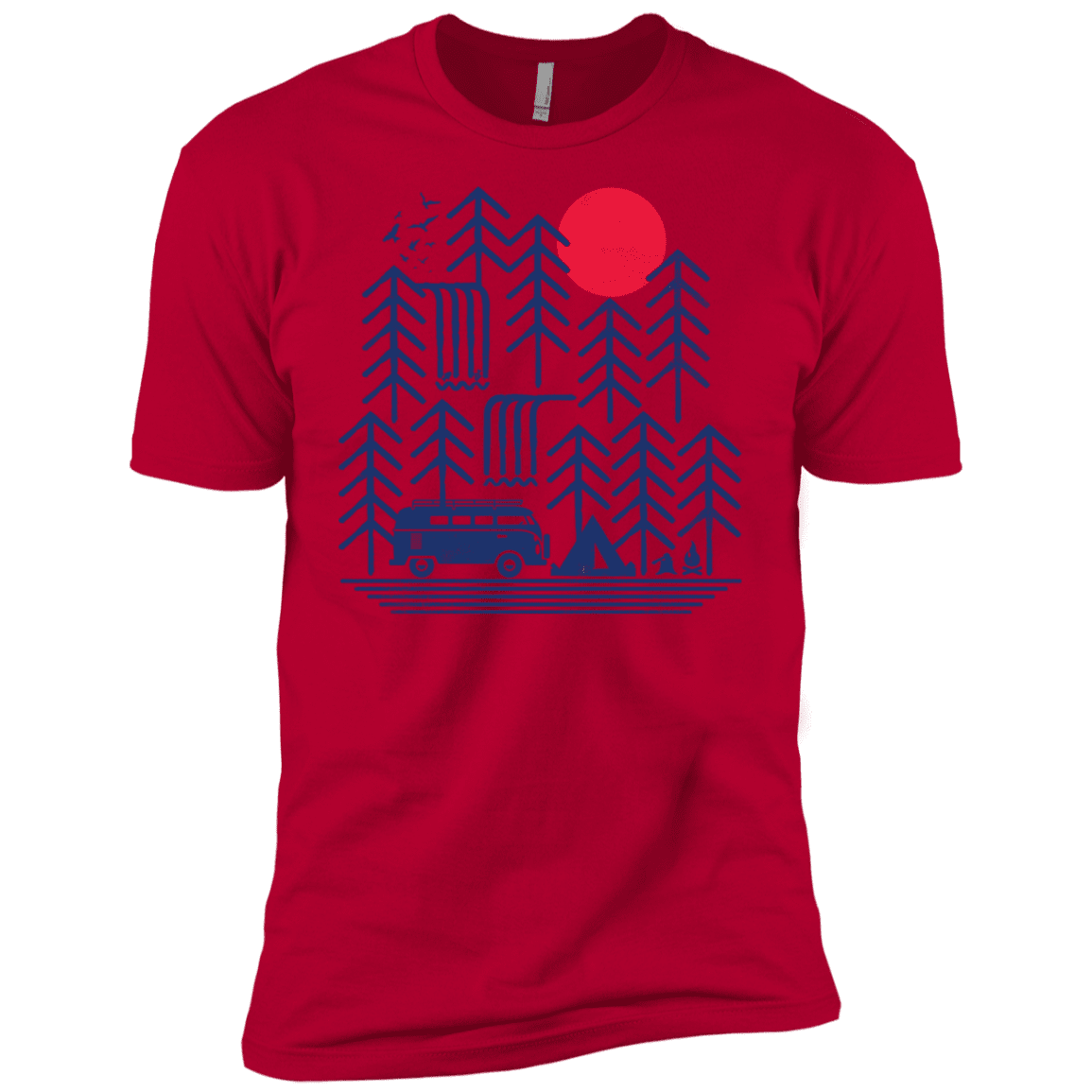 T-Shirts Red / X-Small Road Trip Days Men's Premium T-Shirt
