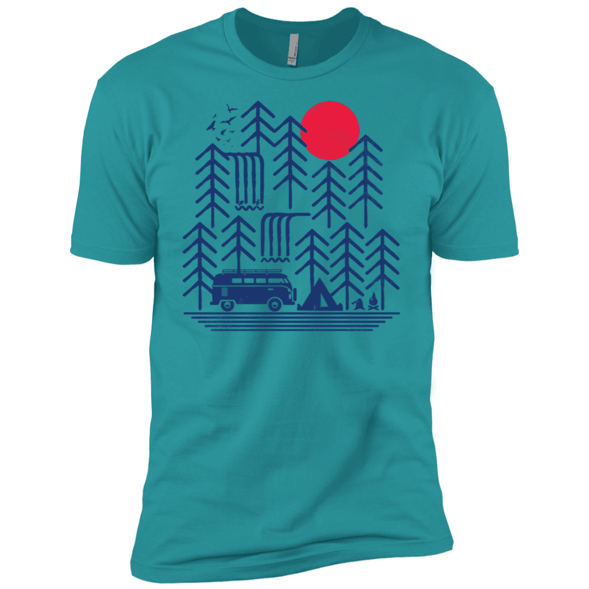 T-Shirts Tahiti Blue / X-Small Road Trip Days Men's Premium T-Shirt