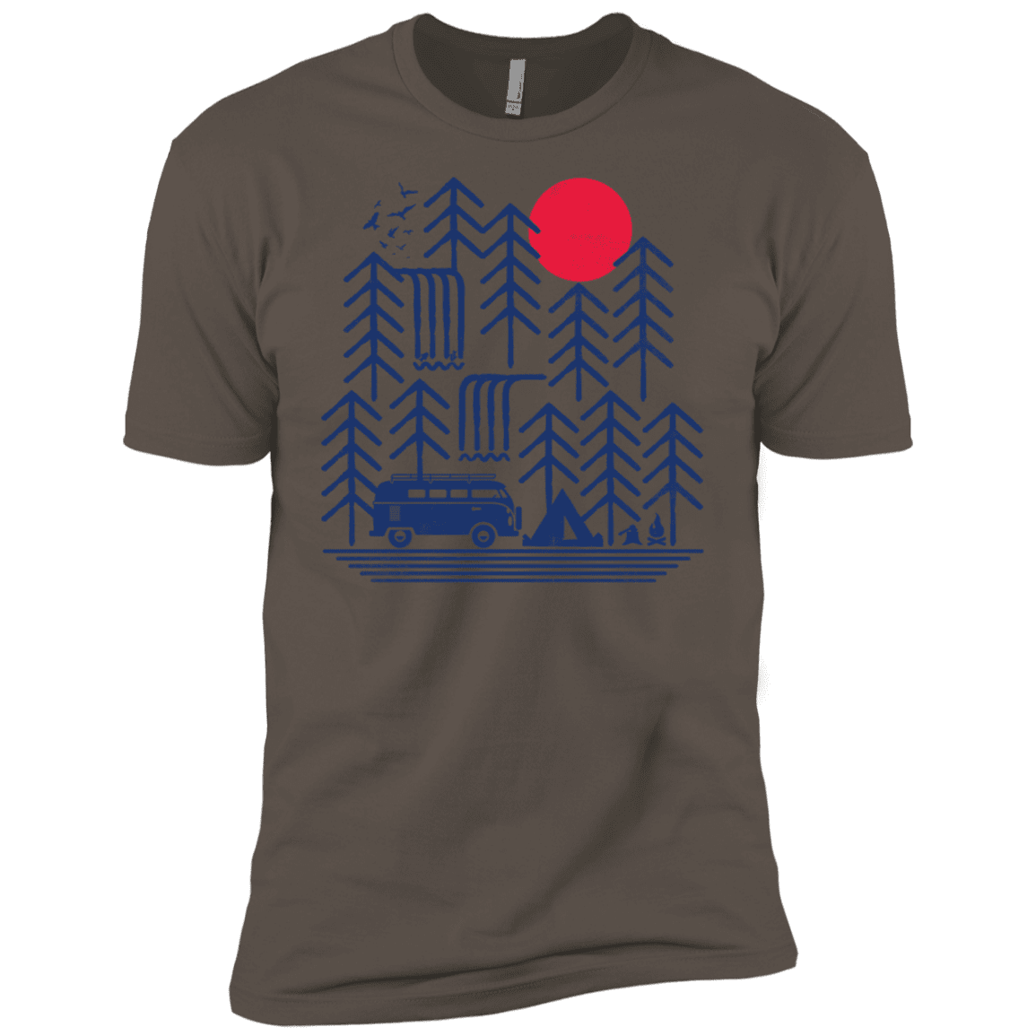 T-Shirts Warm Grey / X-Small Road Trip Days Men's Premium T-Shirt