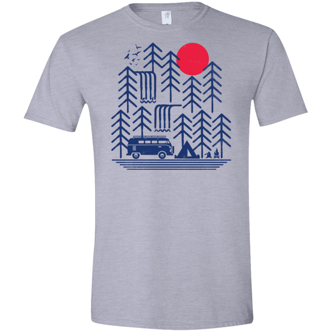 T-Shirts Sport Grey / X-Small Road Trip Days Men's Semi-Fitted Softstyle