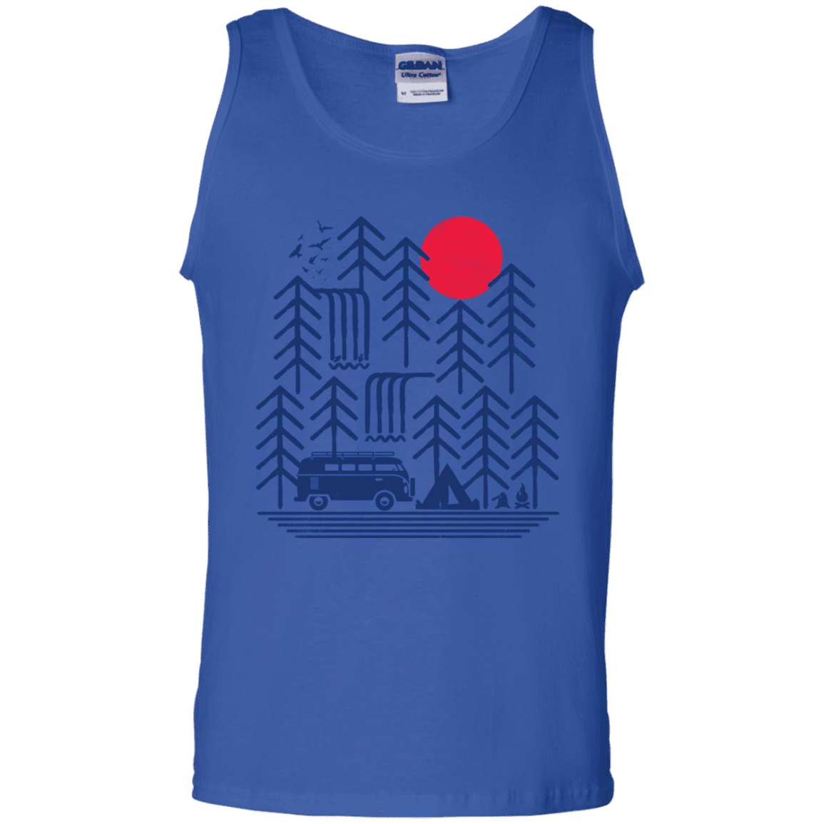 T-Shirts Royal / S Road Trip Days Men's Tank Top